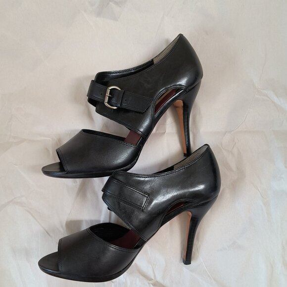 Max Studio Leather Heels 7.5 - Picture 3 of 8